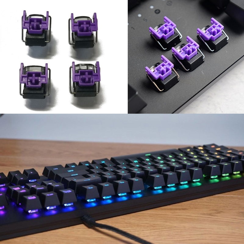 Razer สีม่วง Optical Switches  - Gaming Accessories Aesthetic บทวิจารณ์และราคา