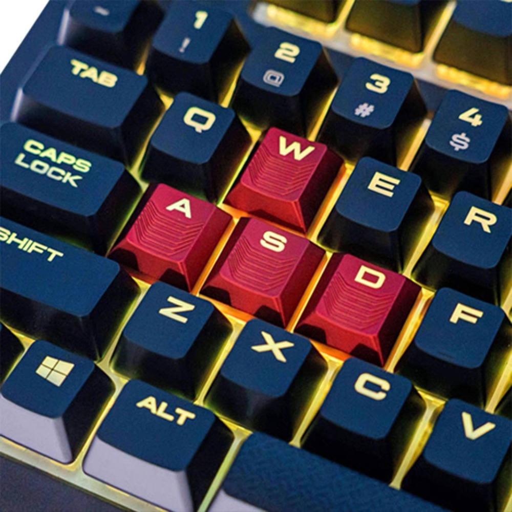 ปุ่มกดแบบโปร่งแสงสำหรับ WASD แ - Gaming Accessories Aesthetic บทวิจารณ์และราคา